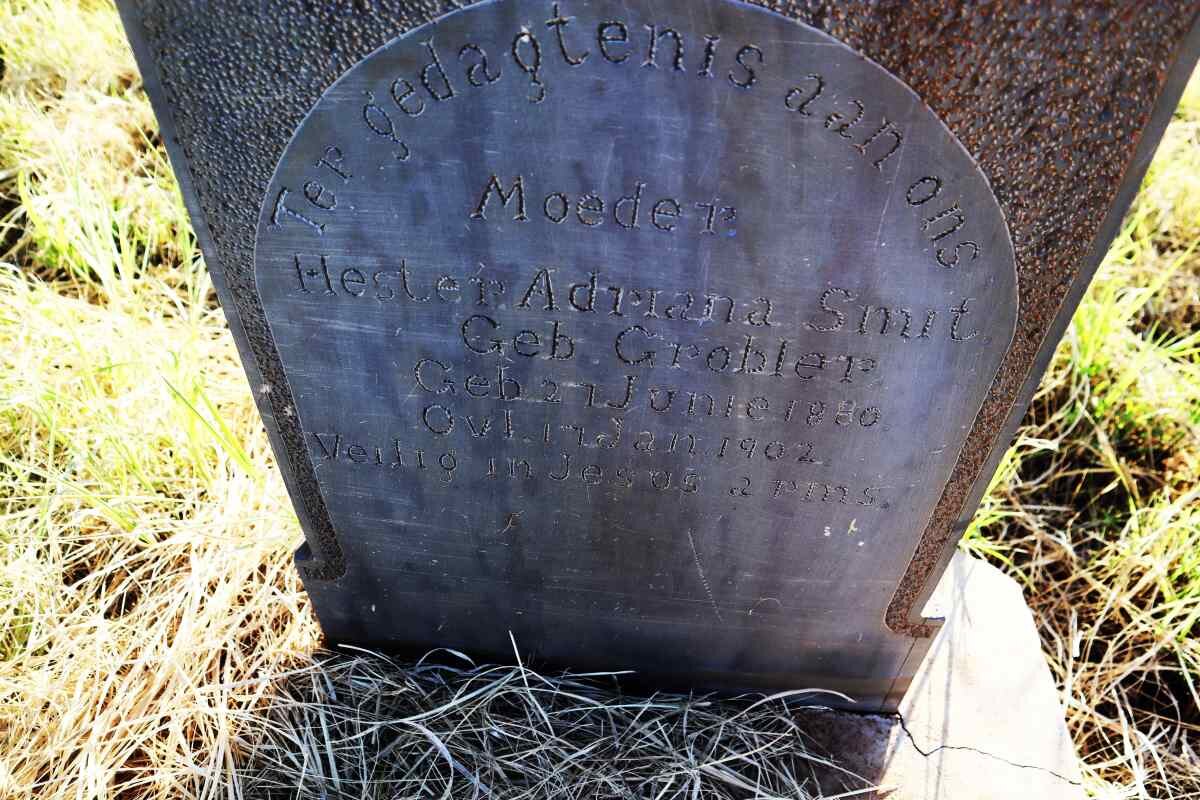 SMIT Hester Adriana nee GROBLER 1880-1902