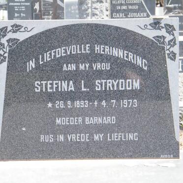 STRYDOM Stefina L. 1893-1973