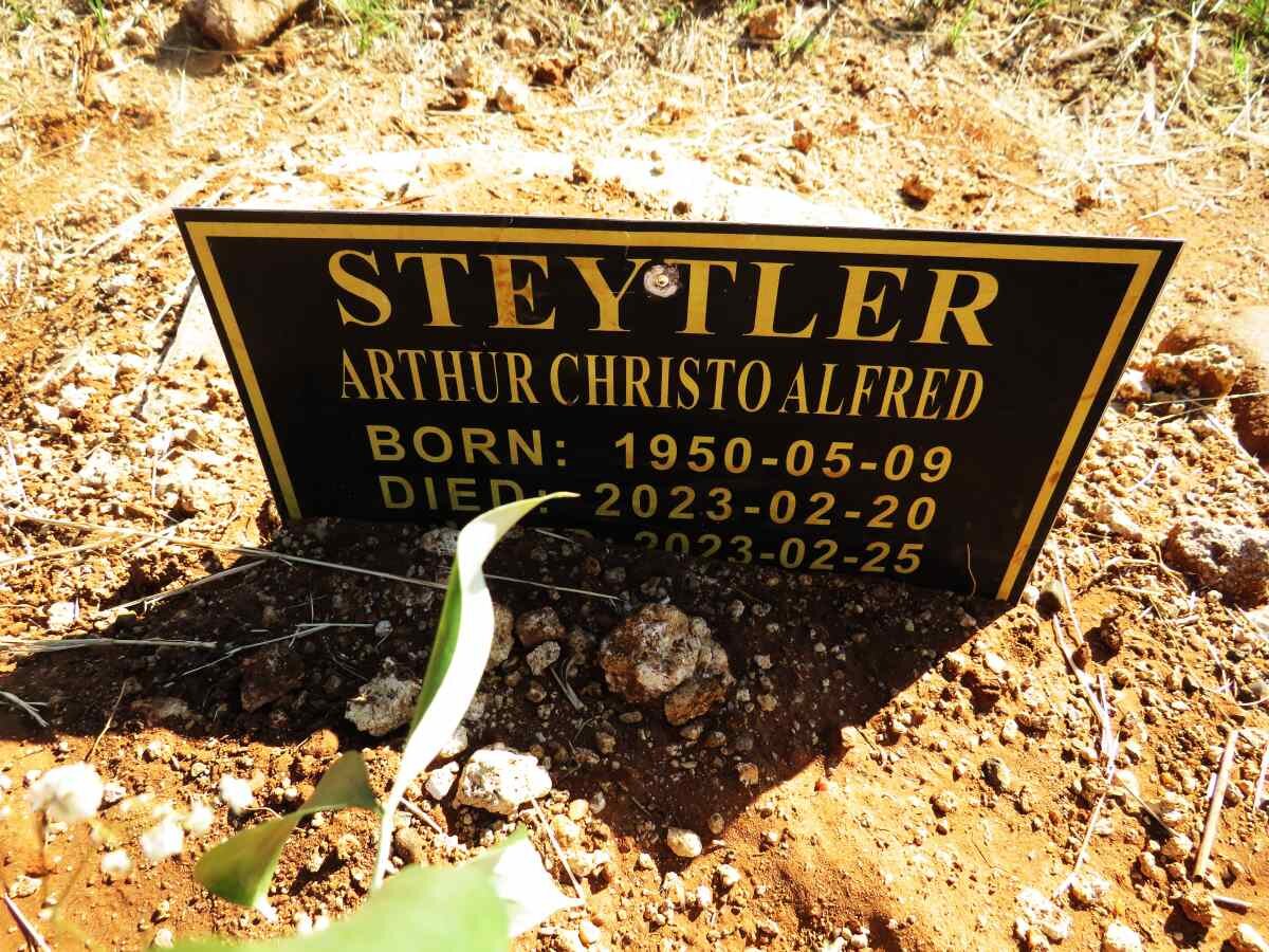 STEYTLER Arthur Christo Alfred 1950-2023