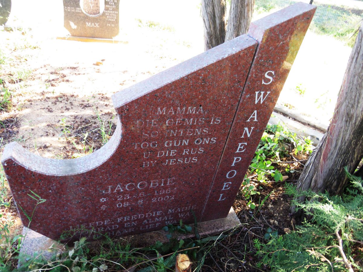 SWANEPOEL Jacobie 1964-2002