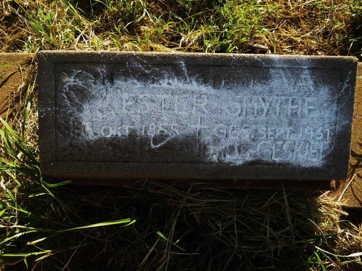 SMYTHE Ester 185?-1931