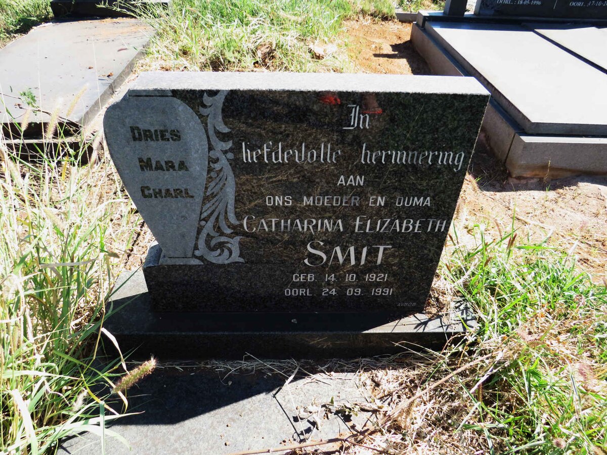 SMIT Catharina Elizabeth 1921-1991