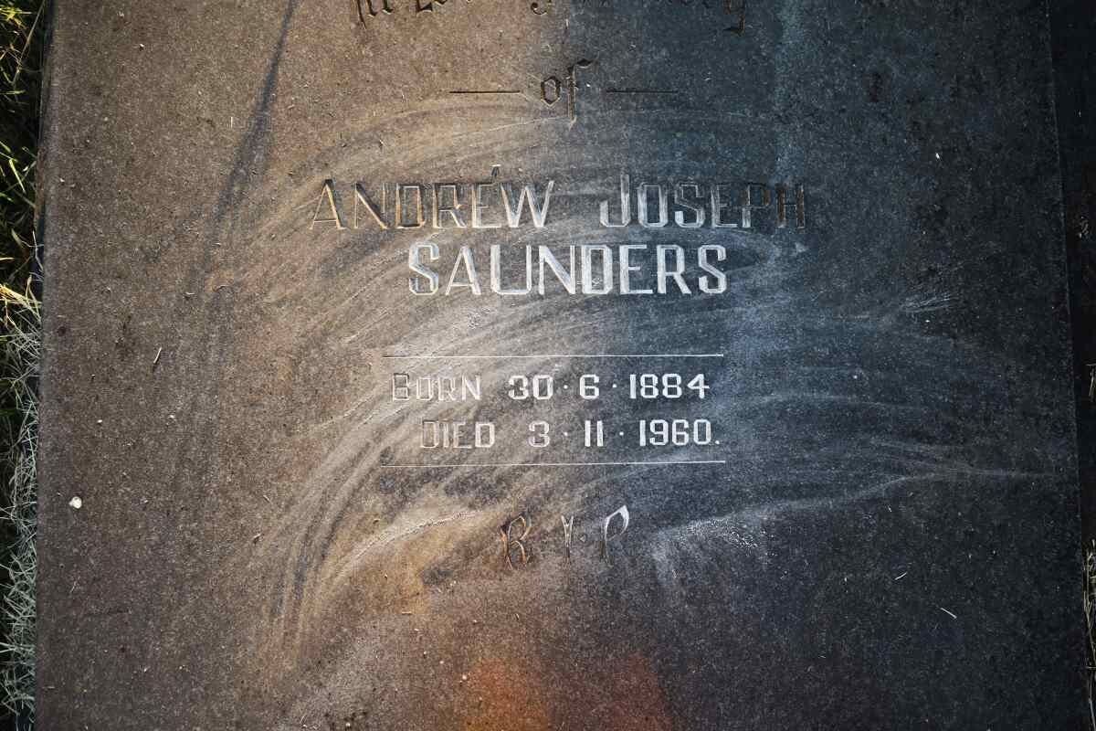 SAUNDERS Andrew Joseph 1884-1960