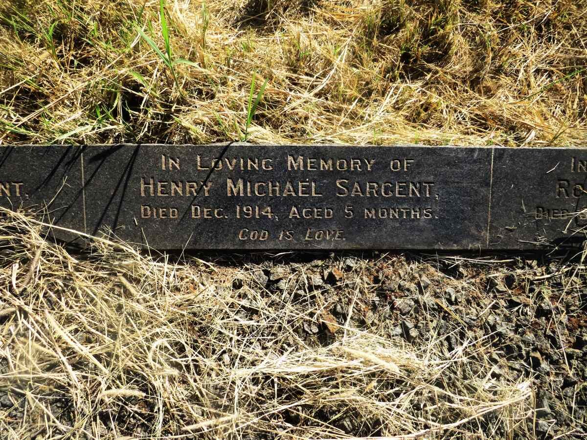 SARGENT Henry Edward -1954 & Rose Ethel -1953 :: SARGENT Henry Michael -1914_3