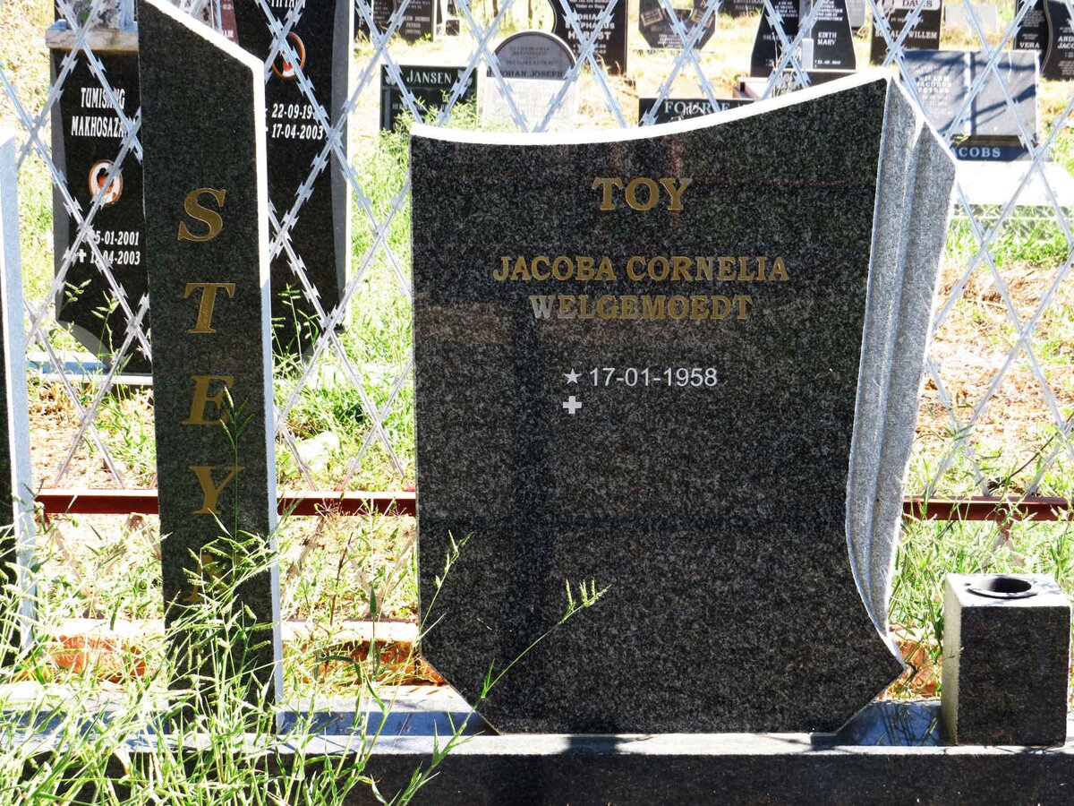 STEYN Petrus Daniel Gerhardus 1954-2013 & Jacoba Cornelia WELGEMOEDT 1958-_2