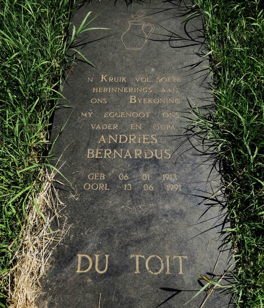 TOIT Andries Bernardus, du 1913-1991