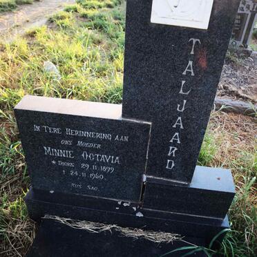 TALJAARD Minnie Octavia nee DICKS 1899-1960