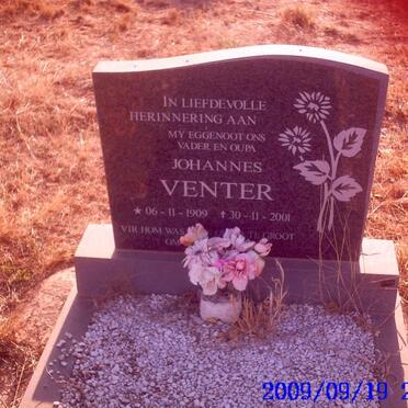 VENTER Johannes 1909-2001