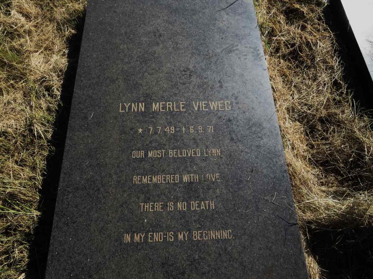 VIEWEG Lynn Merle 1949-1971