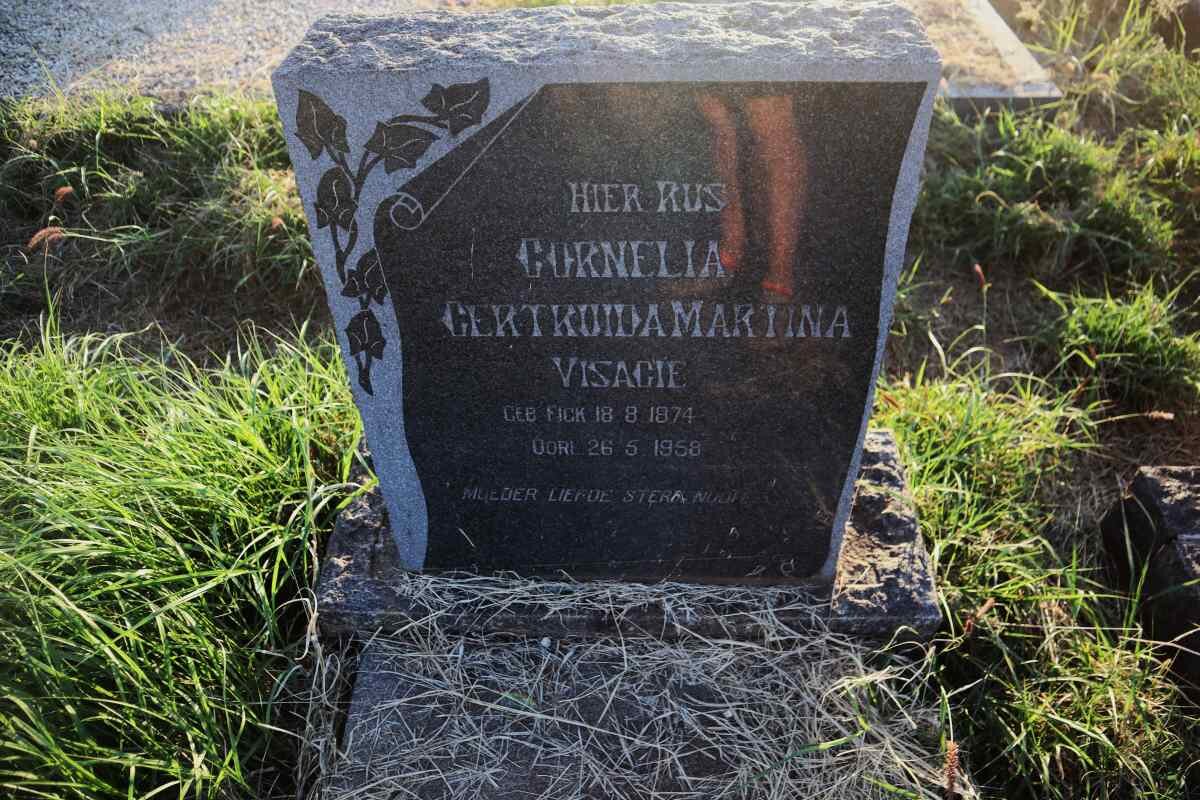 VISAGIE Cornelia Gertruida Martina 1874-1958