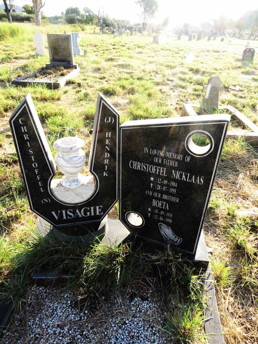 VISAGIE Christoffel Nicklaas 1904-1955 :: VISAGIE Hendrik 1935-1998