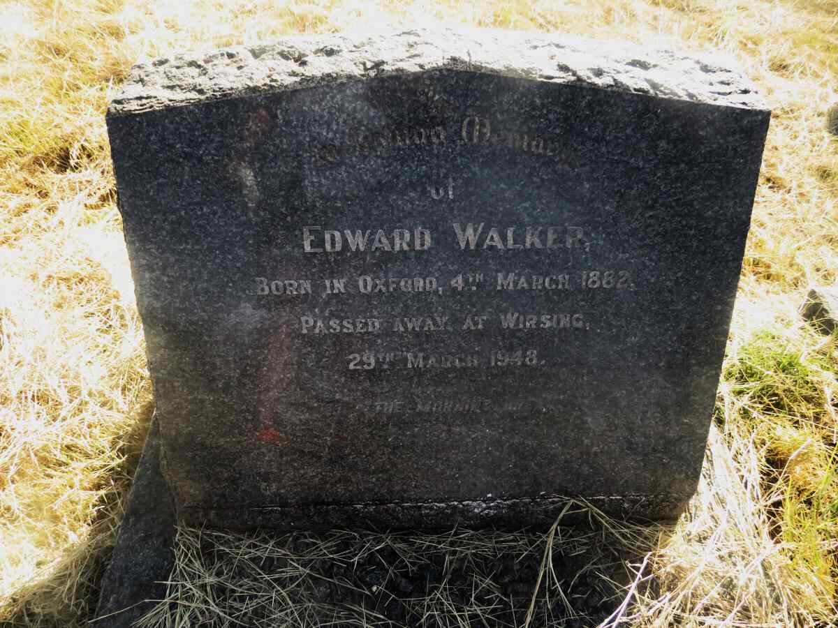 WALKER Edward 1882-1948