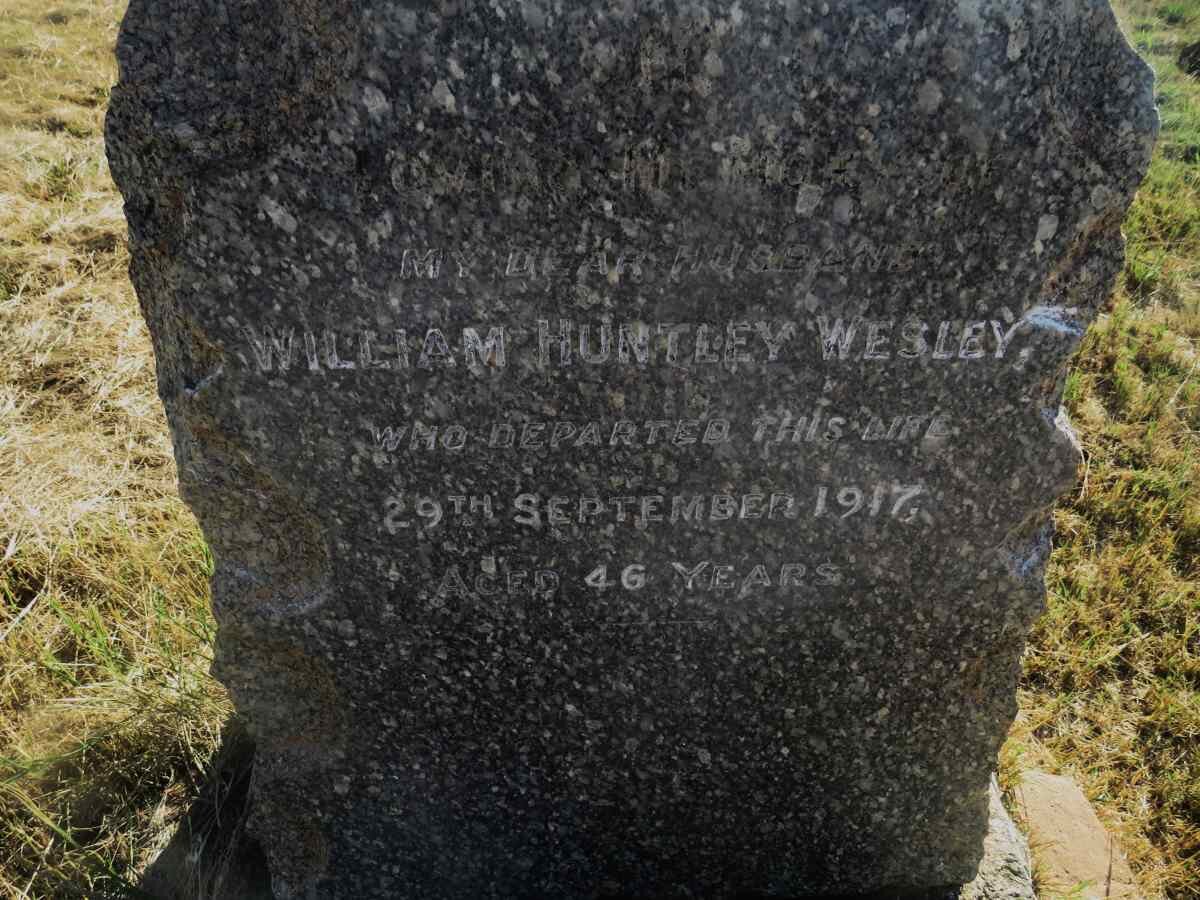 WESLEY William Huntley -1917
