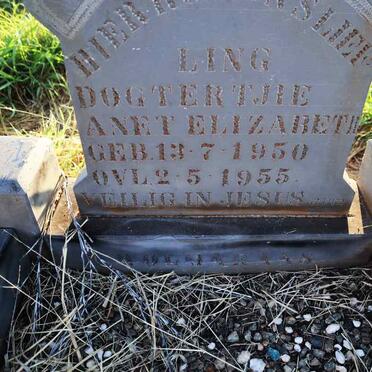 WOLMARANS Anet Elizabeth 1950-1955