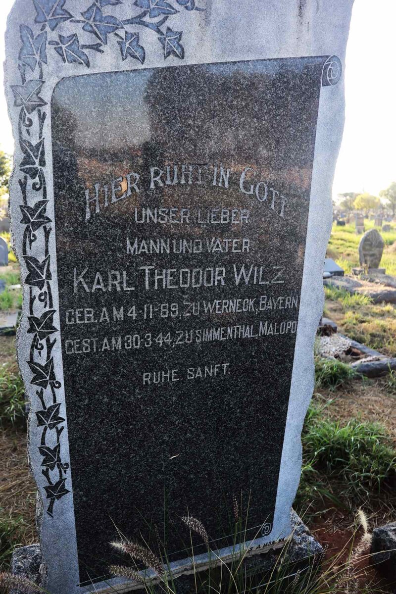 WILZ Karl Theodor 1889-1944