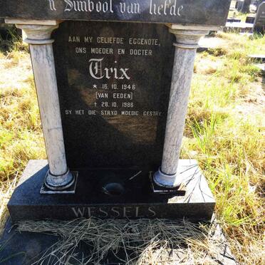 WESSELS Trix nee VAN EEDEN 1946-1986