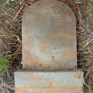 KRUGER Johannes Gerhardus 1918-1918