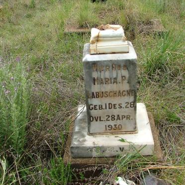 LABUSCHAGNE Maria P. 1928-1930