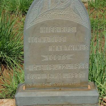 LOOTS Igenatius Marthinus 1936-1937