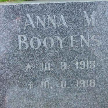 BOOYENS Anna M. 1918-1918