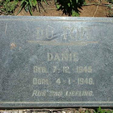TOIT Danie, du 1945-1946