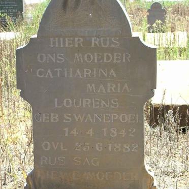 LOURENS Catharina Maria nee SWANEPOEL 1842-1882