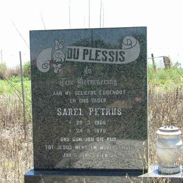 PLESSIS Sarel Petrus, du 1908-1979