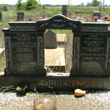 LOURENS Ignatius Johannes Gerhardus 1867-1949 &amp; Dorothea Maria OOSTHUIZEN 1865-1963