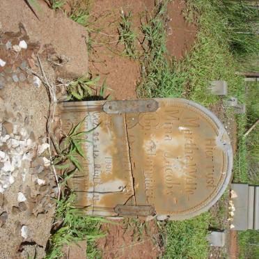 JACOBS Martha Wellemina 1905-1906