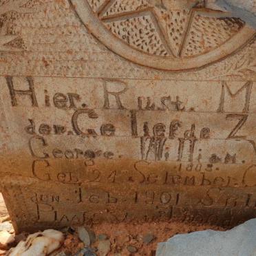 VENTER George William 1883-1901