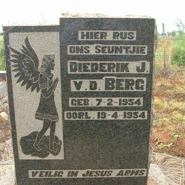 BERG Diederik J., v.d. 1954-1954
