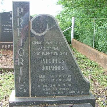 PRETORIUS Philippus Johannes 1918-1989