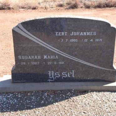 YSSEL Gert Johannes 1905-1971 &amp; Susarah Maria 1907-1981