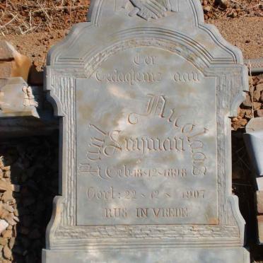 SNYMAN Paul Nicolaas 1898-1907