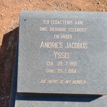 YSSEL Andries Jacobus 1891-1964