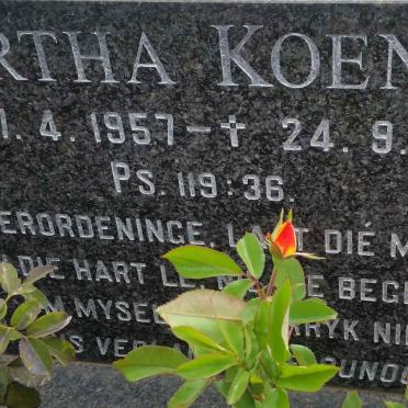 KOENIG Bertha 1957-1994