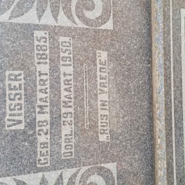 VISSER Henning Johannes 1885-1950