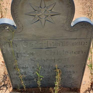 SCHEEPERS Pieter Christeaan 1899-1903