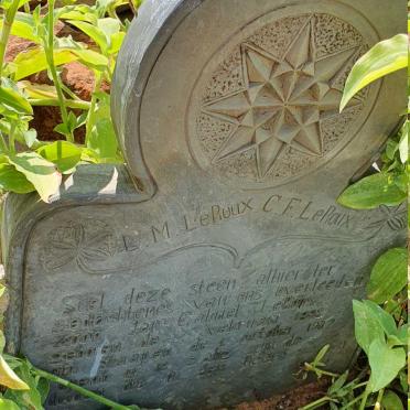 ROUX Jan Gabriel, le 1898-1902