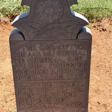 SCHEEPERS Cornelia Gertruida 1920-1923