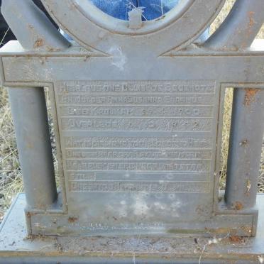 ERASMUS Susanna nee KROUKAM 1900-1942