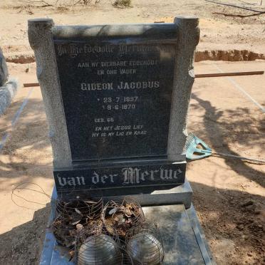 MERWE Gideon Jacobus, van der 1897-1970