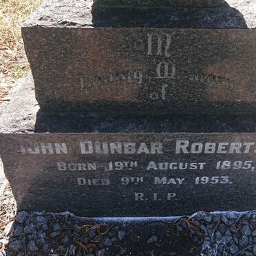 ROBERTSON John Dunbar 1895-1953_2