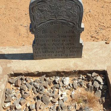 SWANEPOEL Derk Christoffel Johannes 1929-1934