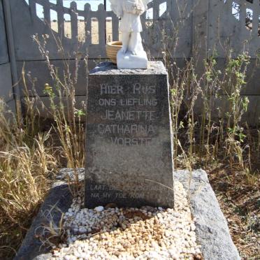 VORSTER Jeanette Catharina E. 1951-1953