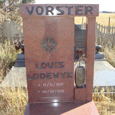 VORSTER Louis Lodewyk 1930-1988