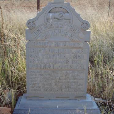 North West, VRYBURG district, Gemsbokvlakte, cemetery