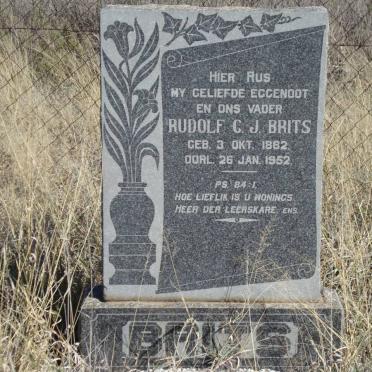 BRITS Rudolf C.J. 1882-1952