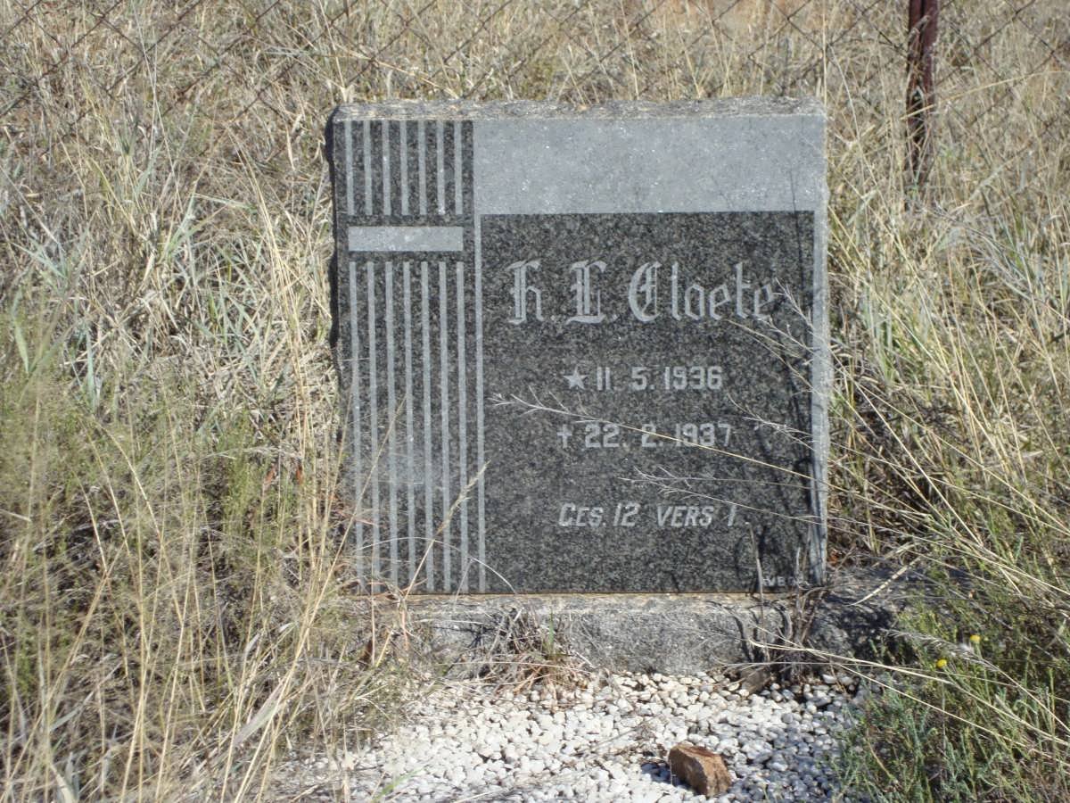 CLOETE H.L. 1936-1937