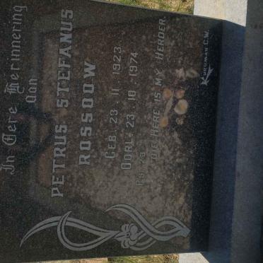 ROSSOOW Petrus Stefanus 1923-1974